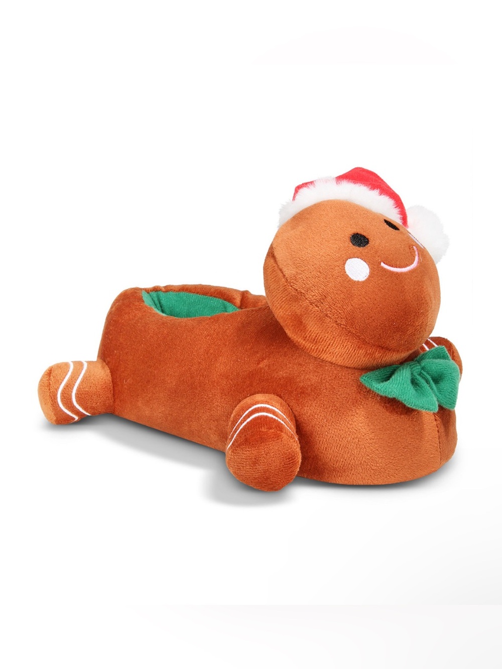 NWT Holiday Lane Gingerbread Slippers Big Kids, Little Kids Family Pajamas Macys